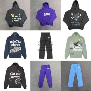 Tasarımcı Hoodie Erkek Hoodies Suit Brokens Planet Gezegen Hoodies Moda Sweatshirt Saf Pamuk Mektup Baskılı Aşıklar Aynı Giyim Avrupa ve Amerikan