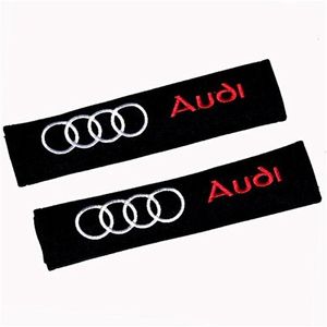 Covers Audi Car Seat Belt Shoulder Pads Strap Cushion 1 Pair D0SI2653