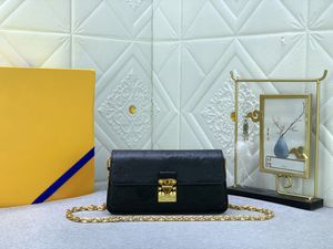 Kvinnor Luxury Micro Metis Chain Shoulder Bags Designer Mini S Lock Messenger Bag Clasp Crossbody Flap präglad läder pochette handväska plånbok M82637 M82836