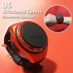 Portable Speakers Multifunctional Portable Watch Speaker Wrist Wearable Mini Sports Wireless Music Center Subwoofer Bluetooth Waterproof Speaker YQ240106