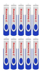 Blu Bulk 10PCS Metallo Rotante USB 20 Flash Drive Pen Drive Thumb Memory Stick 64M 128M 256M 512M 1G 2G 4G 8G 16G 32G per PC Lapt6509619