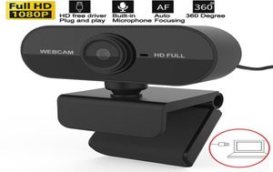 Webcam Mini Camera Full HD 1080P Small USB Web Cam With Microphone Webcast Meeting Network Po Video Call Home Desktop Webcamera6677533