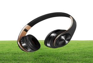 Trådlöst hörlurar Stereo Betooth Earphones Foldbar hörlurar Animation som visar Support TF Card Buildin Mic 3 5mm Jack för Huawe39060499053970