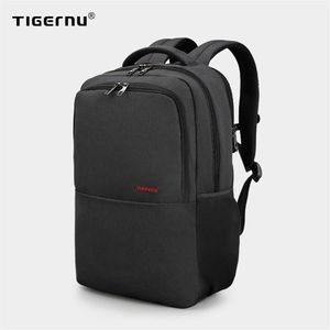 Backpack Men Homem à prova d'água Tigernu Anti -roubo 15 6 polegadas Laptop Slim School School Bagpack de viagem masculino para adolescentes291o