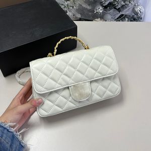 Mini CF Bag 24c Designer Damen Umhängetasche Hochwertige Designer Briefgriff Handtasche Leder Umhängetasche Umhängetasche