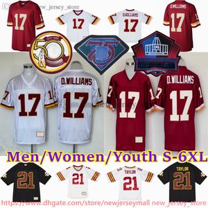 Personalizado S-6XL Retrocesso 1932-1999 Futebol 55 Chris Hanburger Jersey Stitch 42 Charley Taylor 44 John Riggins 81 Art Monk 28 Darrell Green 21 Sean Taylor 71 Charles Mann