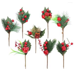 Decorative Flowers Christmas Table Centerpieces Shooting Set Ramo De Flores Artificiales Berry Bouquet