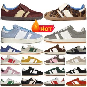 Campus 00s Mens kvinnor Womens Casual Shoes Light Weight Anti Slip Running Shoes Designer Retro White Black Red Pink Grey Men Women Sports Sneakers