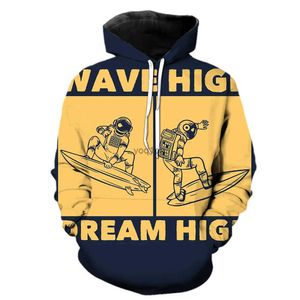 Men's Hoodies Sweatshirts Cartoon Astronaut Men's Hoodies 2022 Hot Sale Tops Casual Streetwear Fashion Unisex Teens Sweatshirts With Hood Jackets Funny