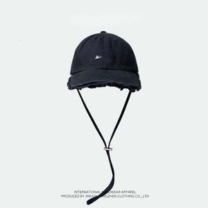 Jacquemes hyunya stesso stile strofinata cappello da baseball da donna la lingua di anatra con corda del vento q6c8