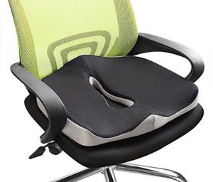 Komfort Memory Sitzkissen Steißbein Orthopädisches Bürostuhl Autositz Rückenkissen Steißbein Ischias Schmerzlinderung Rückenstützkissen3768708