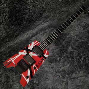 HOT SELL GODE KVALITET Huvudlös elgitarr 5150 Electric Guitar, Double Shake Tremolo System, vackert utseende, perfekt utförande, kan anpassas