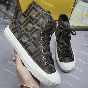 Designer Sapatos Domino Sapatos de Teneia Casual Sapatos Homens Homem Tabola High Tops com Low Tops Moda ao ar livre Sapato marrom Brown Tamanho 35-45