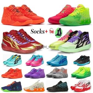 Barn Lamelo Ball MB.02 MB.03 Rick Morty Men basketskor Sneakers till salu Queen City Slime Grad School Sport Shoe Online Shop Size 35-46