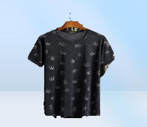 Summer Mens Big rozmiar marki odzieży Tshirt Fat Lose Print Tshirt Tshirt THIRT LONGSLEEVE Koszulka Duży rozmiar mężczyzn 7xl 6xl 5xl 10xl 160KG7915631