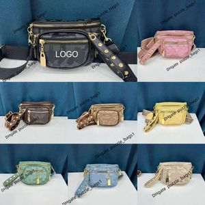 Lyx varumärke påse axel handväska plånbok ny kvinnors tryckta modetrend midja bärbar en axel crossbody för att gå ut handväska fabriksförsäljning grossist