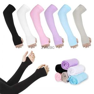 Arm Leg Warmers Children's Finger Gloves Ice Silk Sun Breathable Protection Covers Elbow Cover Outdoor Cycling Running Fishing Driving Cool Anti-UV Sleeves YQ240106