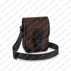 Män mode casual designe lyxbågar påsar messenger väskor crossbody handväska tote axelpåsar topp spegel kvalitet m46442 påse handväska