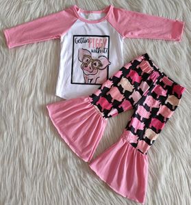 girls clothing sets kids designer clothes girls boutique fall outfits milk silk pink cute toddler baby girls designer clothes7933416