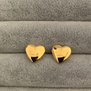 Made in Italy Women Designer Studs G Letter Cute Size Heart Stainless Steel Luxury Earrings Wholesale