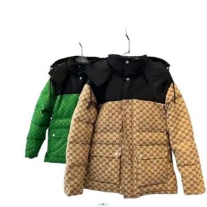 メンズジャケットDownhoodie Puffer Jacket Mayaシリーズアウトドア暖かい黒いアウターウェアコールドプロテクションバッジデコレーション肥厚コートプラスサイズS-5XL