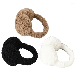 Berets Cold Weather Ear Protective Muffs Furry Covers For Outdoor Activities