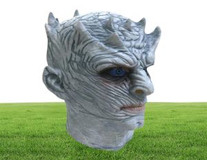 Gra filmowa Thrones Night King Mask Halloween Realistic Scary Cosplay Costume Lateks Party Mask Dorosy Zombie Props T2001163244893