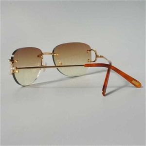 % 58 güneş gözlüğü taşları moda elmas erkekler rimless rave festivali carter tonları tasarımcısı lunette soleil lüks glasseskajia yeni