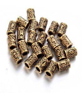 24st Top Silver Norse Viking Runes Charms Pärlor Fynd för armband för hänghalsband för skägg eller hårvikingar Rune Kits2069785