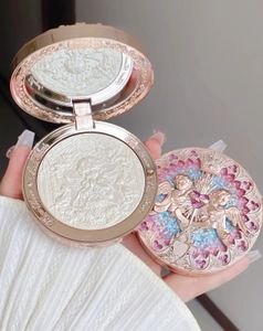 Flower Knows Little Angel Series Embossed Highlight Powder Natural Brightening Water Light Sense Three Dimensional 240106