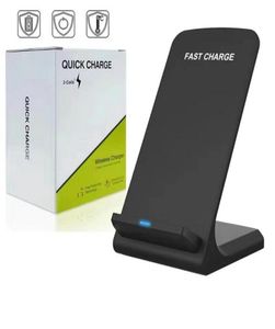 2 Coils 10W Wireless Charger Fast Qi Wireless Charging Stand Pad for iPhone 11 Pro Max XS Samsung Note 10 S10 S9 all Qienabled Sm1169130