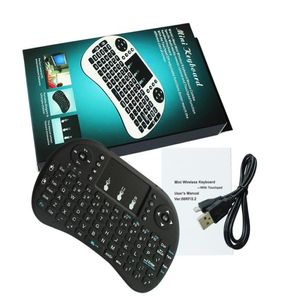 Teclado i8 sem fio fly air backlight air mouse remoto com touchpad portátil para tv box x96 tx3 mini8168111