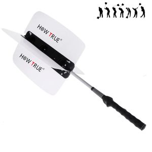 Golfträning AIDS Golf Pinwheel Swing Trainer Fan Power Speed ​​Praining Training Grip Aid borttagbara golftillbehör 240105