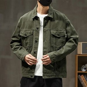 Hiphop Casual Denim Jackets Men Streetwear Winter Cotton Class