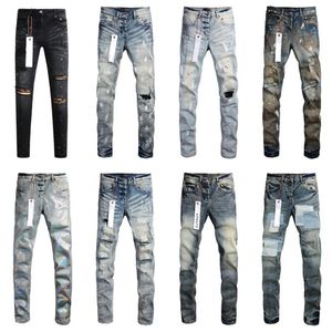 Purple Jeans Denim Trousers Mens jeans Designer Jean Black Pants High-end Quality Straight Design Retro Streetwear Casual Sweatpants De Octu