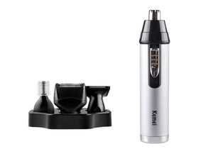 Electric Nose & Ear Trimmers Kemei KM6650 4in1 Men Shaver Rechargeable Removal Eyebrow Trimer Warmer 38517305