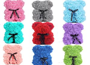 Nuovo regalo di San Valentino039 PE Rose Bear Toys con confezione regalo farcita piena d'amore Romantico Teddy Bears Doll Cute GirlFriend Child5114765