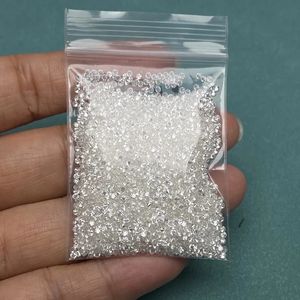 Real D Color Wholesale Price 10 Small Round 0729mm Loose Stone for Diamond DIY Jewelry Making 240106