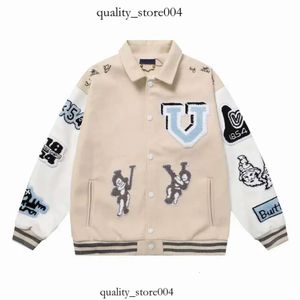 Varsity Jacket Manches en cuir Manteau de baseball Uniforme Veste de mode de haute qualité Manteaux chauds à simple boutonnage Couples Femmes Hommes Varsity 617