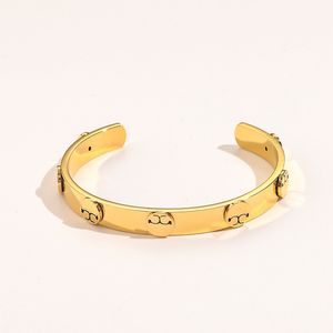 Bracciale in acciaio inossidabile Gioielli Designer per donna Bracciali firmati Donna Bracciale rigido con perline per uomo Bracciale in pelle gioielli in oro Designer uomo Regalo non sbiadito