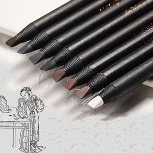 12PCS HaoZhuang Eyebrow Pencil Cosmetic Wholesale Eyeshadow Natural Long-Lasting Tattoo Eyebrows Eaterproof Makeup set Beauty 240106