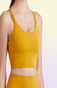 Abiti da yoga Articoli per il fitness Reggiseno sportivo Intimo push up Donna Stretto a prova di scossa Fitness Running Crop Top Vest3150209