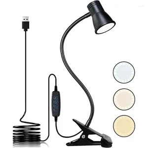 Table Lamps Creative Speaker Style Clip Desk Light LED Student Eye Protection Reading USB Arbitrary Deformation Work