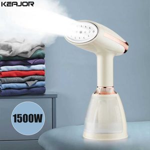 Other Health Appliances Garment Steamer Portable Steam Iron For Clothes 1500W Powerful Handheld Mini Vertical Ironing Clothes Machine For Home Travel J240106