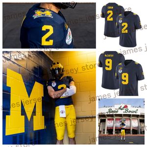 2024 Custom Michigan Wolverines new style football Jersey #2 Blake Corum#20 Kalel Mullings #13 Jack Tuttle #24 Cole Cabana #10 Zeke Berry #20 Jyaire Hill #6 Cornelius Johnson