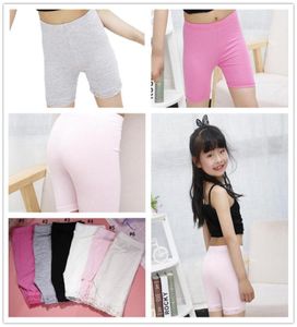 Girls Safety Pants Baby Short Tights Kids Dress Safety Panties Children Modal Shorts Underwear Lace Short Leggings Antialight Sho6437897