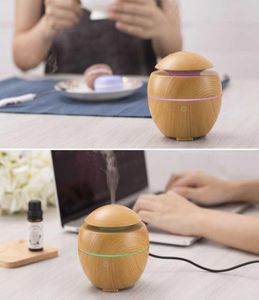 Mini USB Ultrasonic Air Humidifier Purifier Wood Aroma Essential Oil Diffuser Aromatherapy Mist Maker Nebulizer for Home Bedroom C4305545