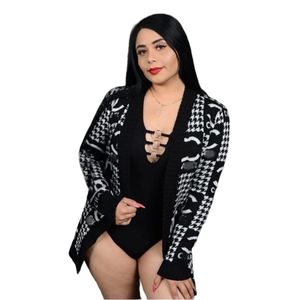 Suéteres de lã Cardigan Mulheres Casual Ponto Aberto Cardigans Casacos de Malha Outerwear Navio Livre