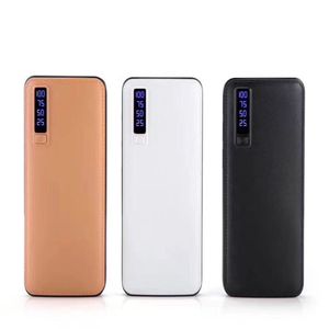 Universal 20000mAH Güç Bankası Hızlı Şarj 3 USB LED Işık ve Görüntüle Taşınabilir Pil Şarj Cihazı Tüm Pad iPhone Perakende PA1893575