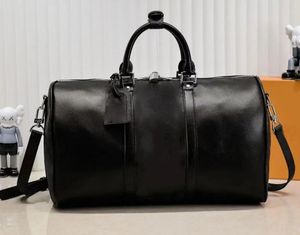 Bags Designers Duffel Bags 45CM 50CM luxury large capacity travel sale High quality women men Genuine Leather shoulder Fashion bag carr